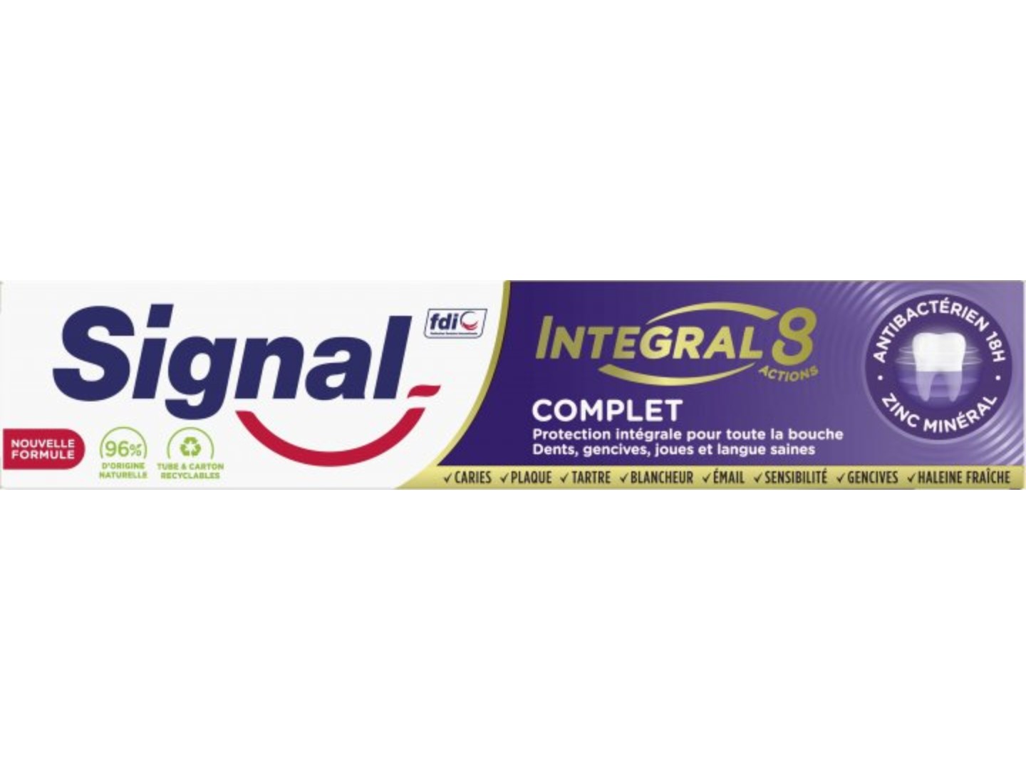 Зубна паста Signal Integral 8 Комплексний Догляд 75 мл (8720182012371) — фото 1