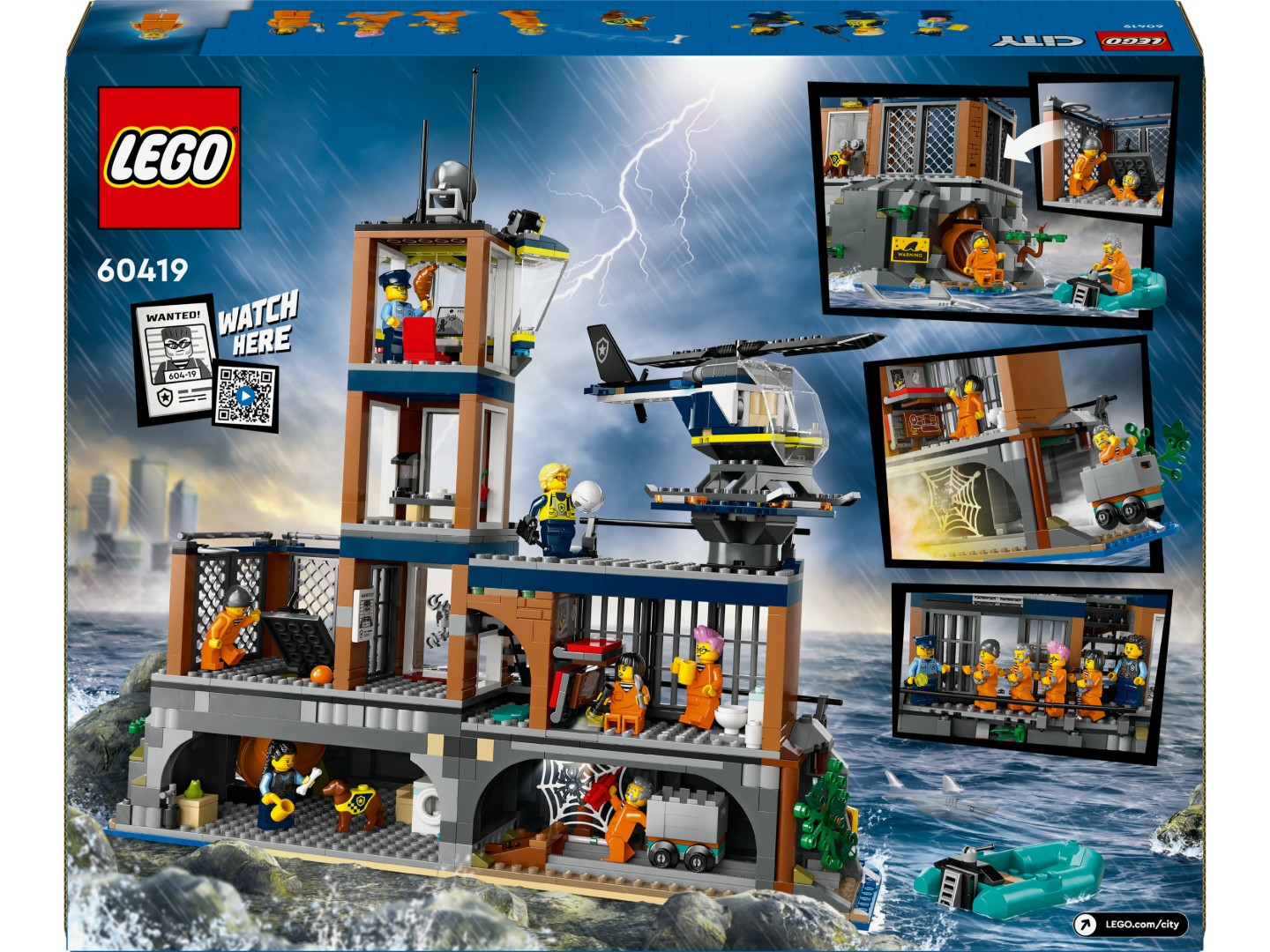 Конструктор LEGO City Поліцейський острів-в'язниця (60419) — фото 8
