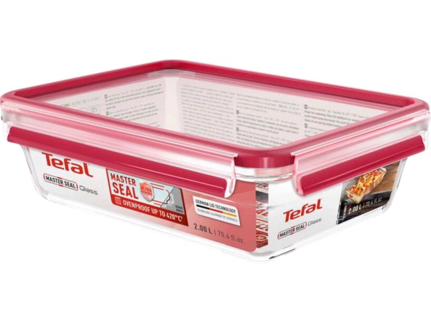 Ємність для зберігання Tefal N1041110 MASTERSEAL GLASS 2,0 л — фото 23