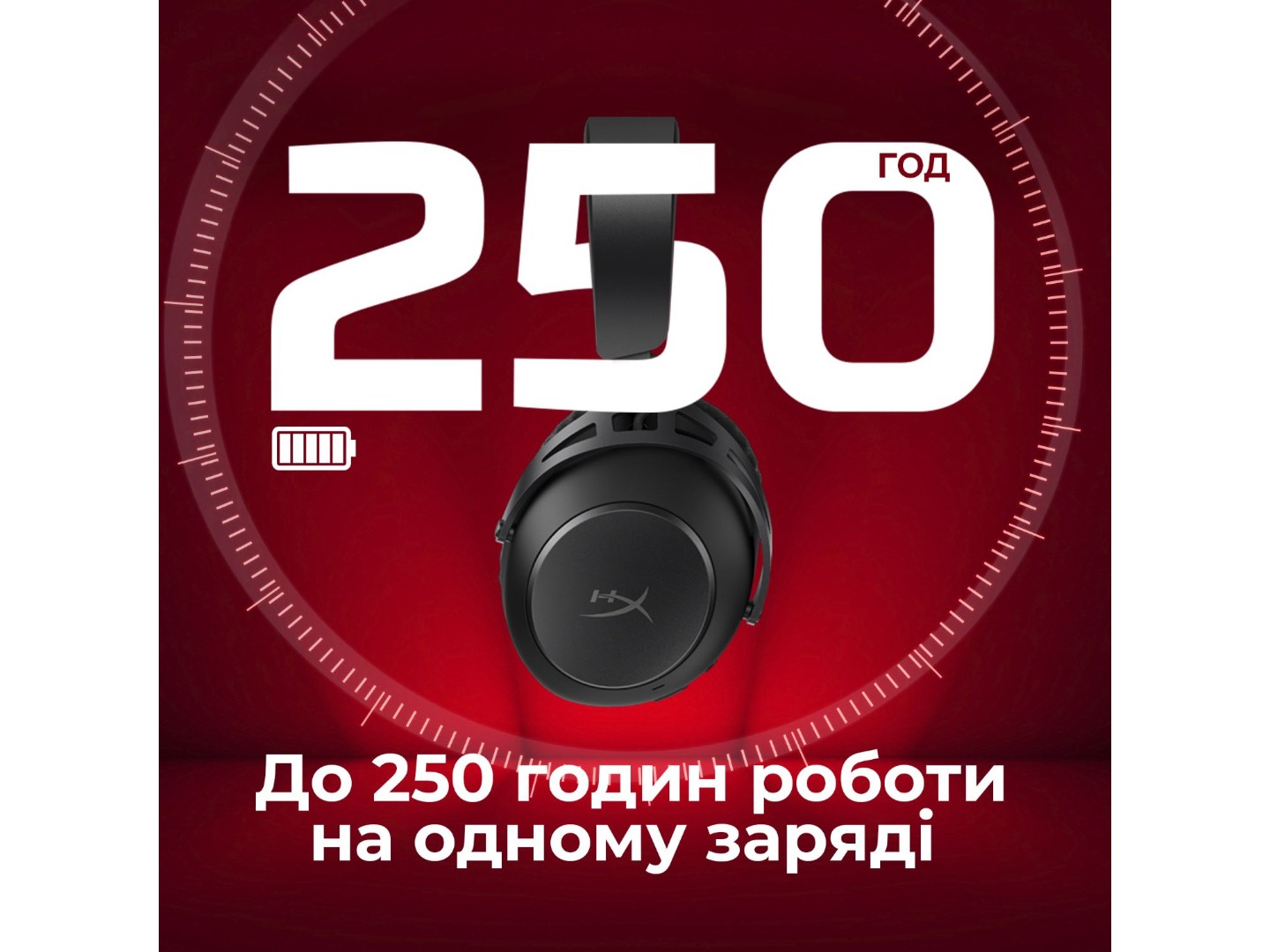 Гарнітура бездротова ігрова HyperX Cloud Alpha 2 Wireless Black (AJ5C7AA) — фото 2