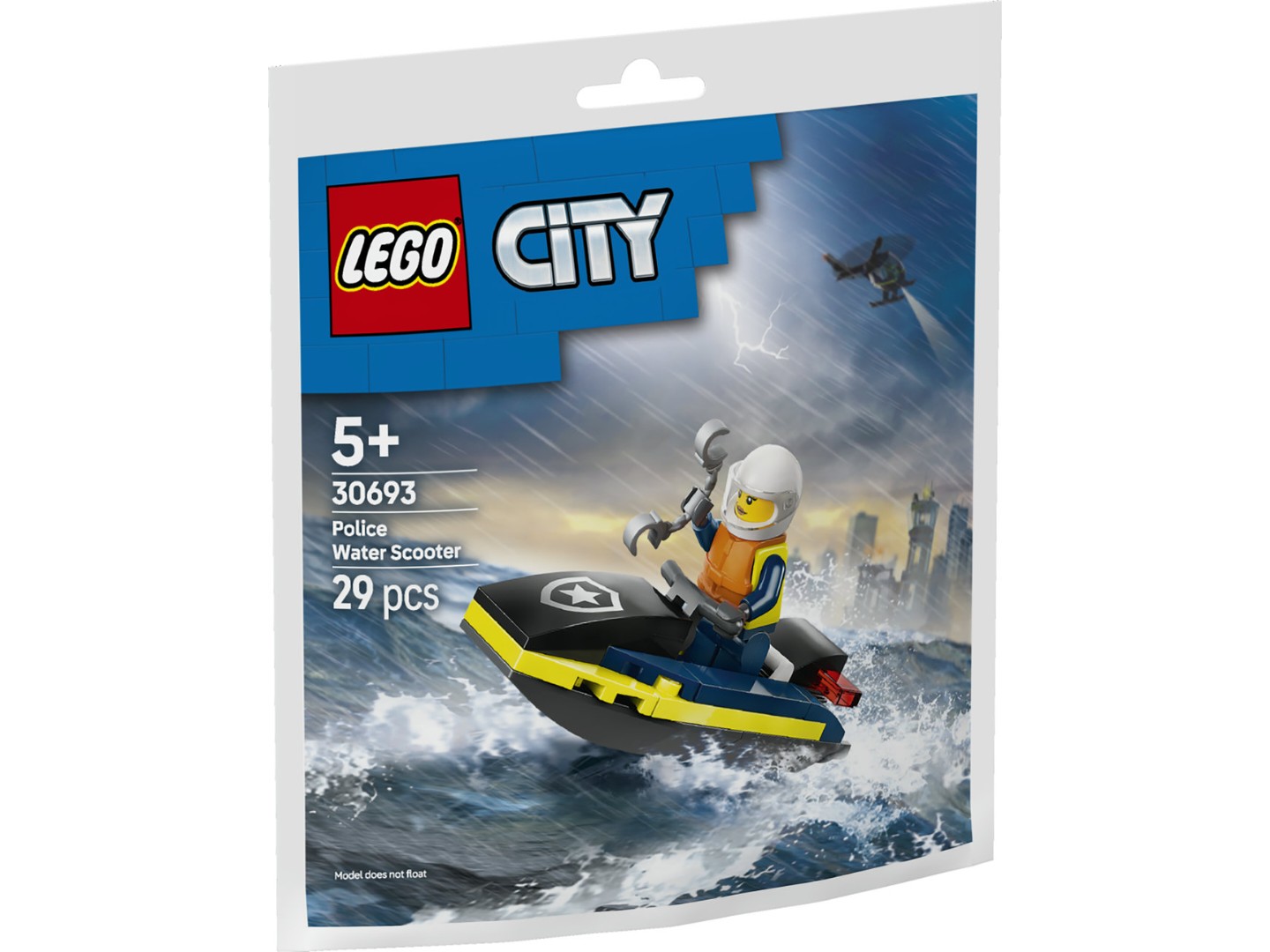 Конструктор LEGO City Поліцейський катер (30693) — фото 1
