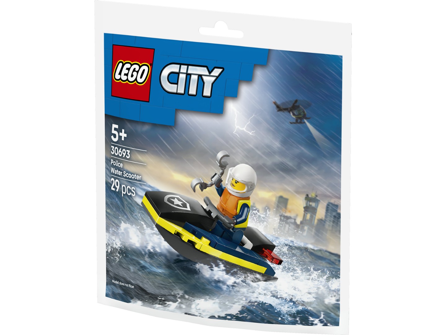 Конструктор LEGO City Поліцейський катер (30693) — фото 5