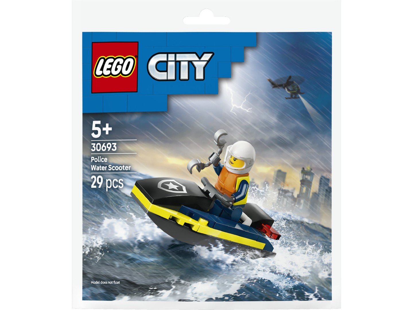 Конструктор LEGO City Поліцейський катер (30693) — фото 4