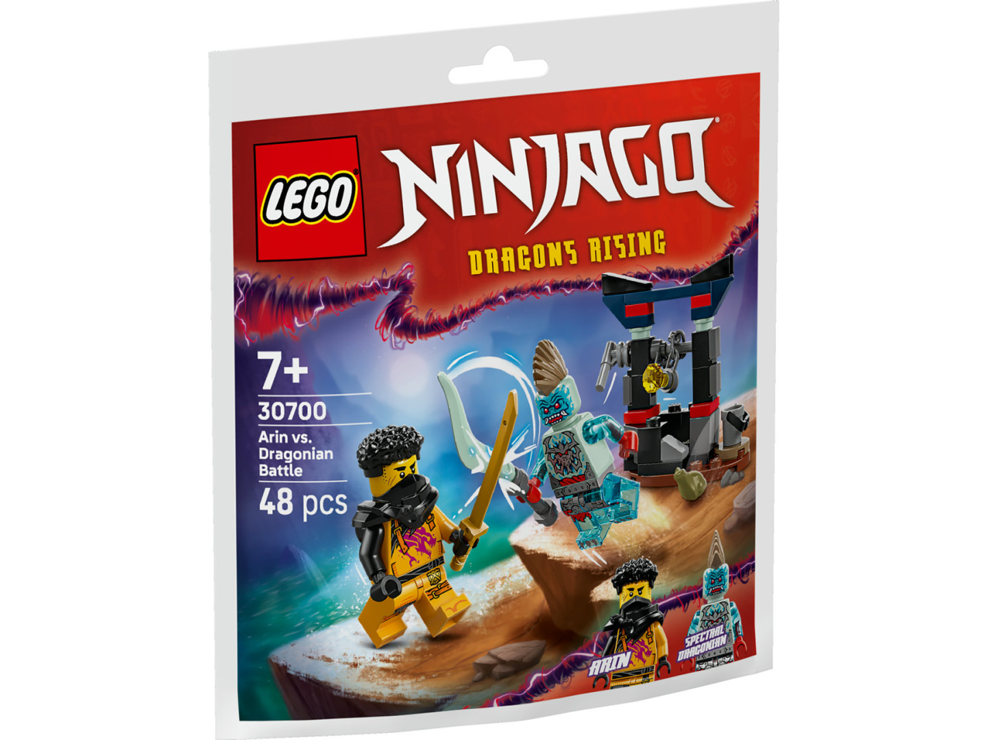 Конструктор LEGO Ninjago Арін проти Дракона: Битва (30700) — фото 4