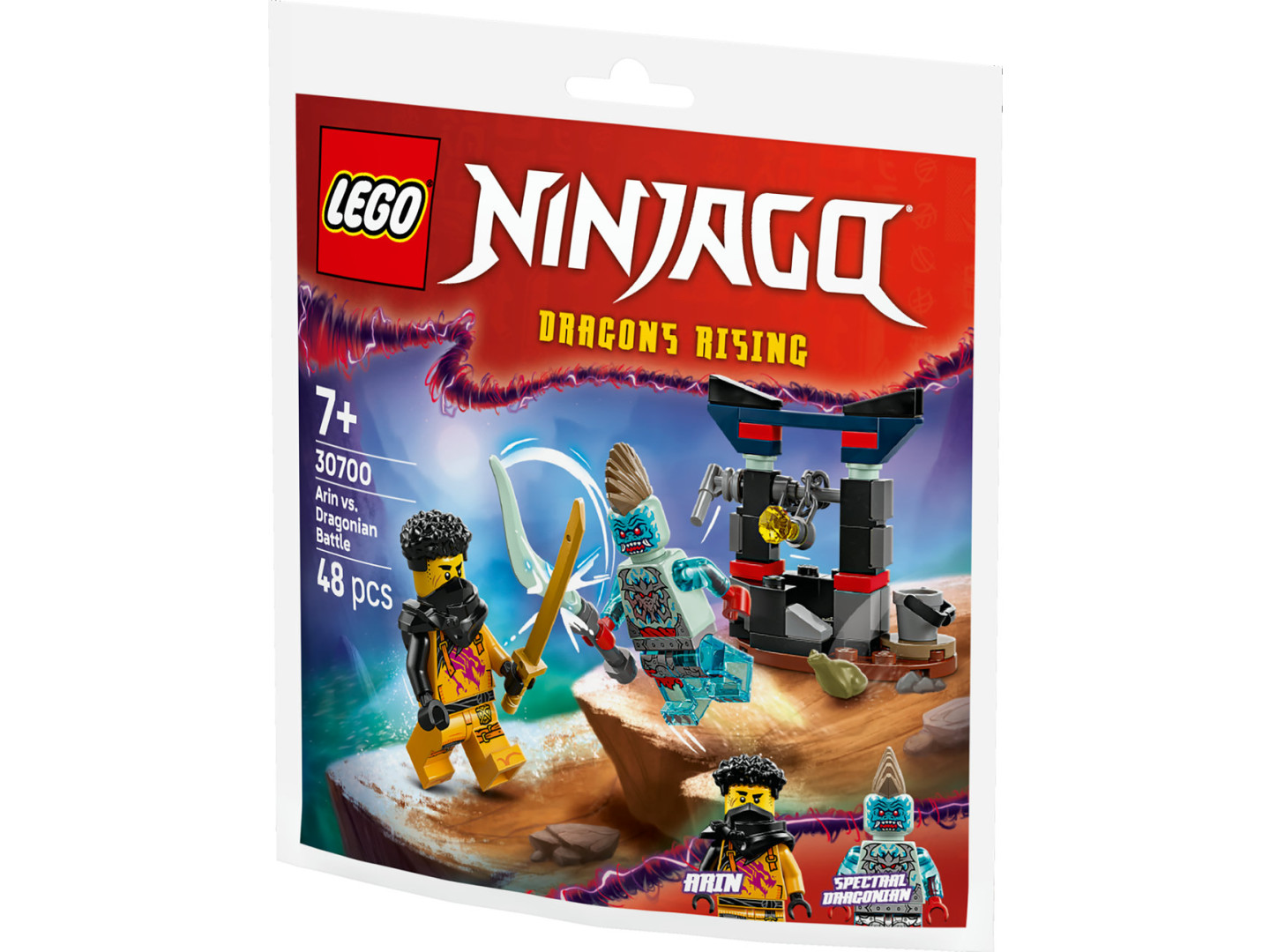 Конструктор LEGO Ninjago Арін проти Дракона: Битва (30700) — фото 6