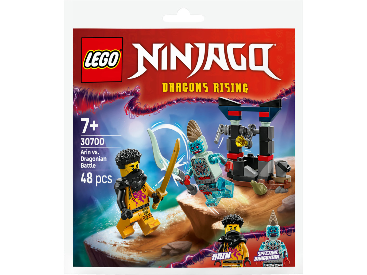 Конструктор LEGO Ninjago Арін проти Дракона: Битва (30700) — фото 5