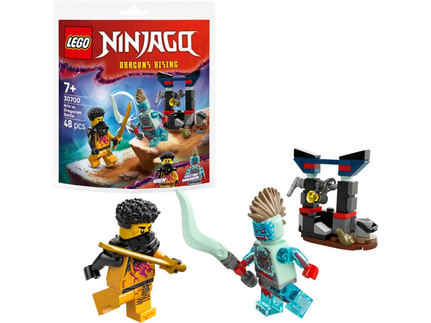 Конструктор LEGO Ninjago Арін проти Дракона: Битва (30700) — фото 1