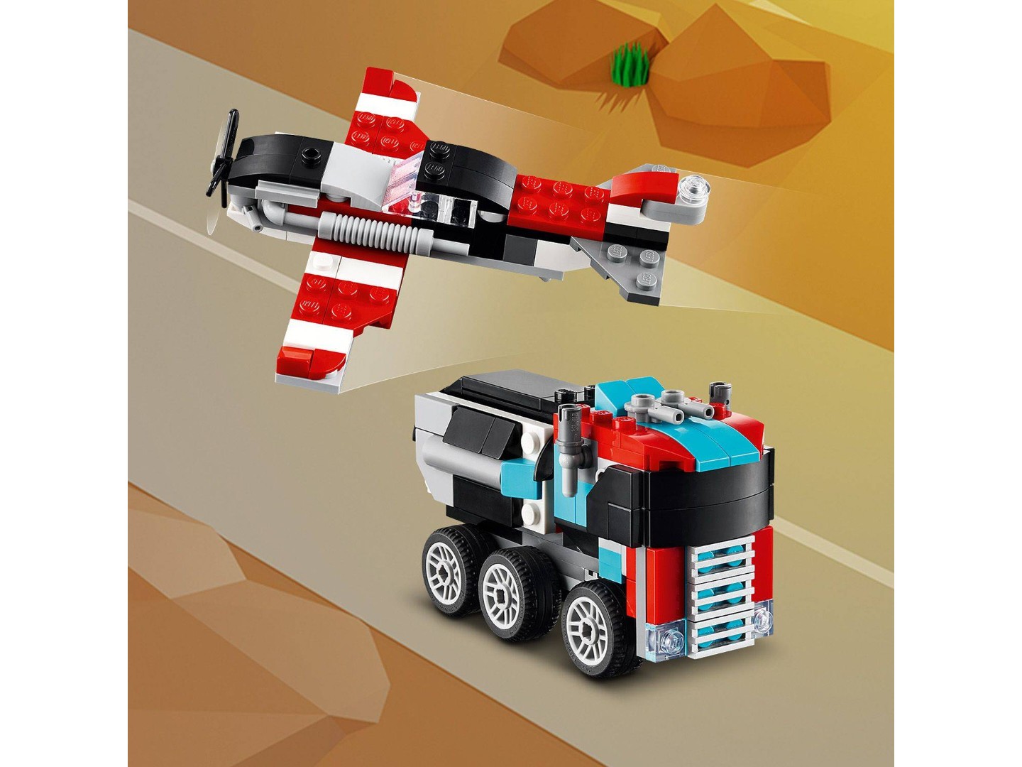 Конструктор LEGO Creator Бортова вантажівка з гелікоптером (31146) — фото 6