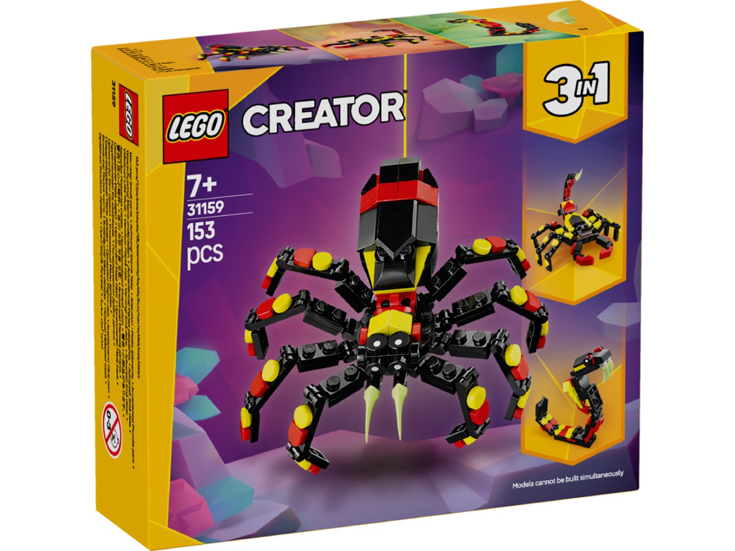 Конструктор LEGO Creator Дикі тварини: Дивовижний павук (31159) — фото 10