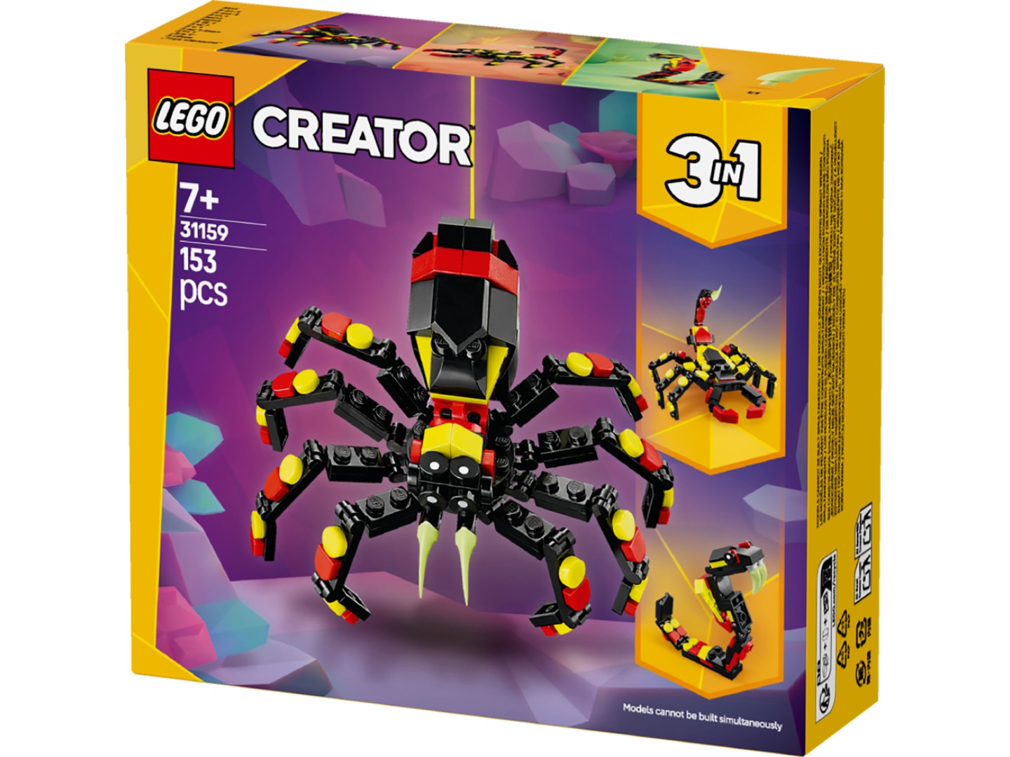Конструктор LEGO Creator Дикі тварини: Дивовижний павук (31159) — фото 12