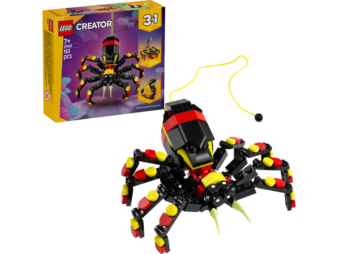 Конструктор LEGO Creator Дикі тварини: Дивовижний павук (31159) — фото 1