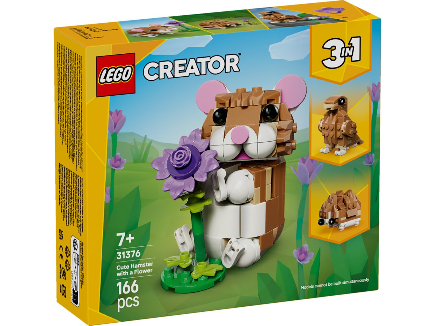 Конструктор LEGO Creator Чарівний хом'як з квіткою (31376) — фото 11