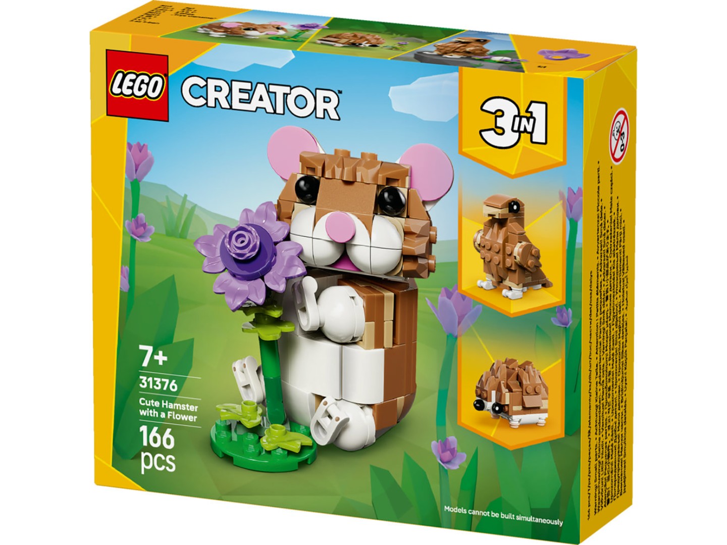 Конструктор LEGO Creator Чарівний хом'як з квіткою (31376) — фото 13