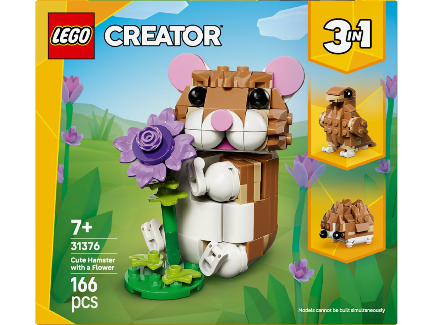Конструктор LEGO Creator Чарівний хом'як з квіткою (31376) — фото 12