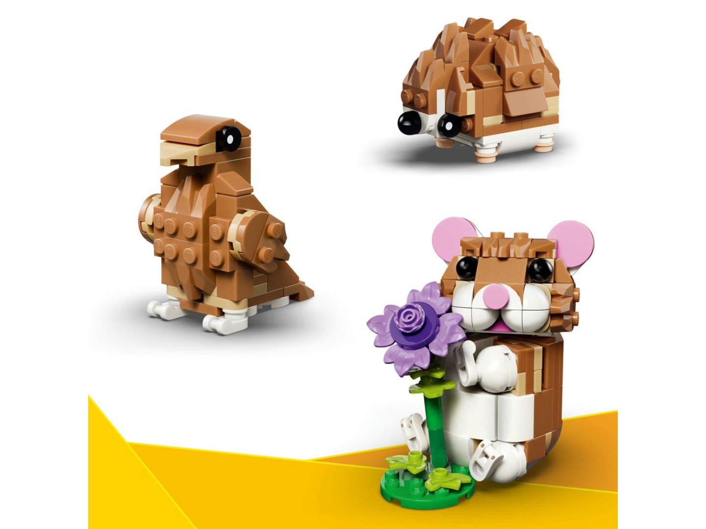 Конструктор LEGO Creator Чарівний хом'як з квіткою (31376) — фото 6