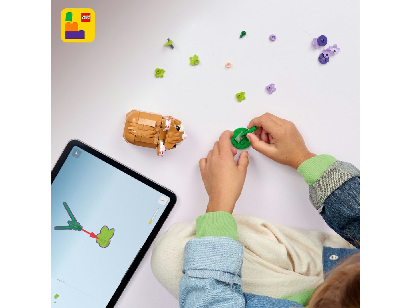 Конструктор LEGO Creator Чарівний хом'як з квіткою (31376) — фото 8