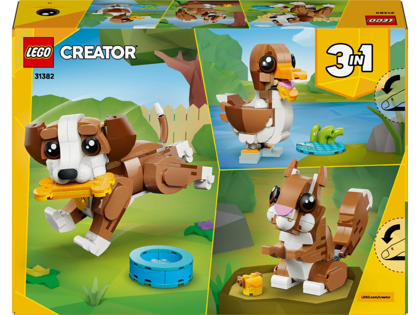 Конструктор LEGO Creator Чарівні тварини: грайливе цуценя (31382) — фото 2