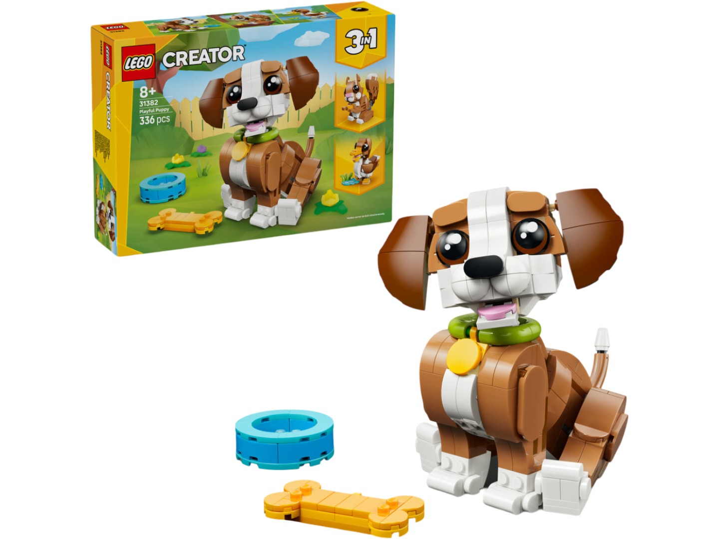 Конструктор LEGO Creator Чарівні тварини: грайливе цуценя (31382) — фото 1
