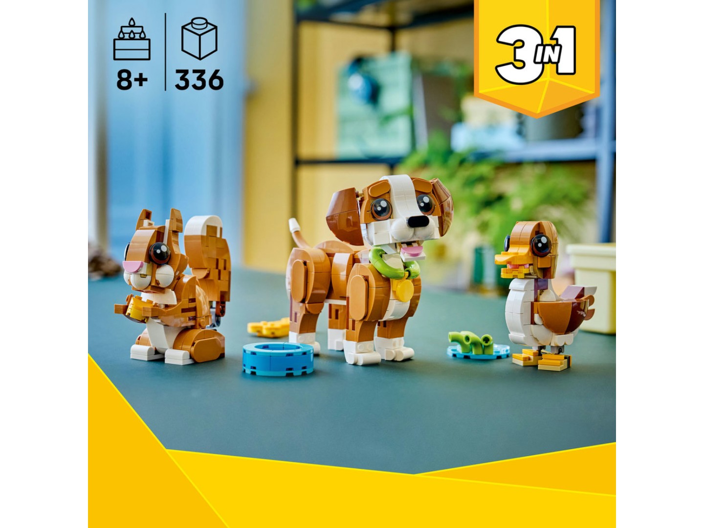 Конструктор LEGO Creator Чарівні тварини: грайливе цуценя (31382) — фото 4