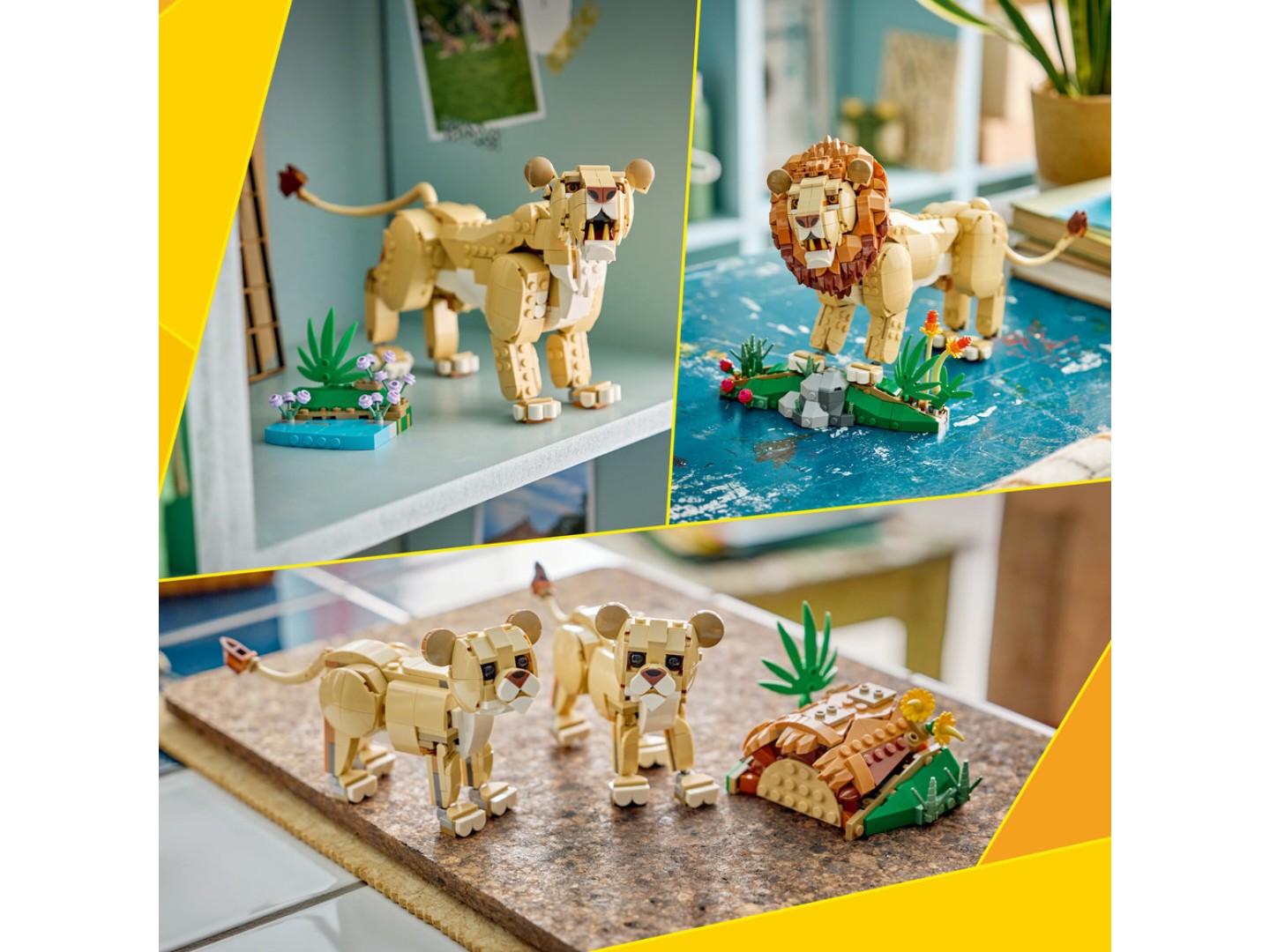Конструктор LEGO Creator Дикі тварини: Величний лев (31386) — фото 8