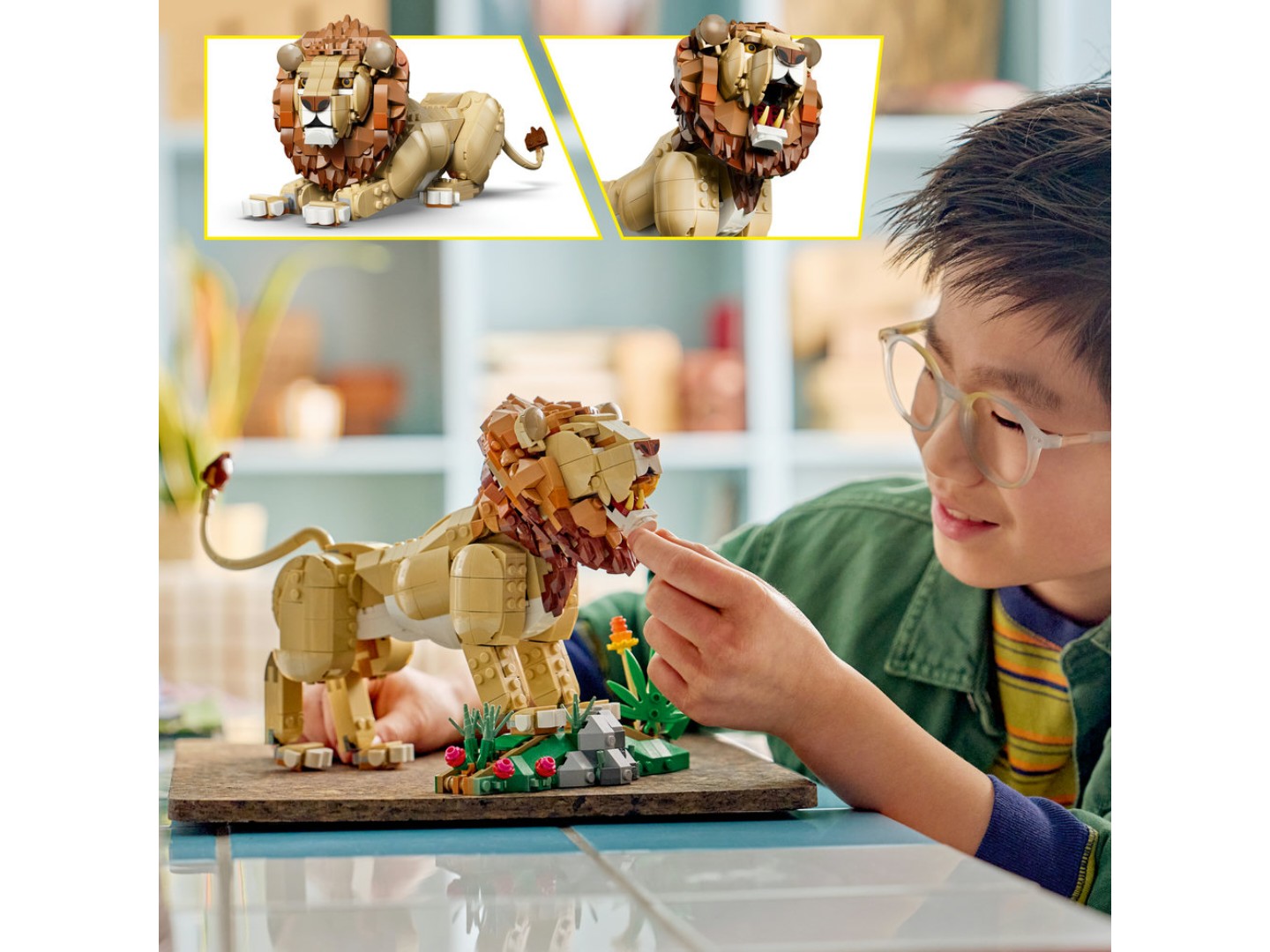 Конструктор LEGO Creator Дикі тварини: Величний лев (31386) — фото 6