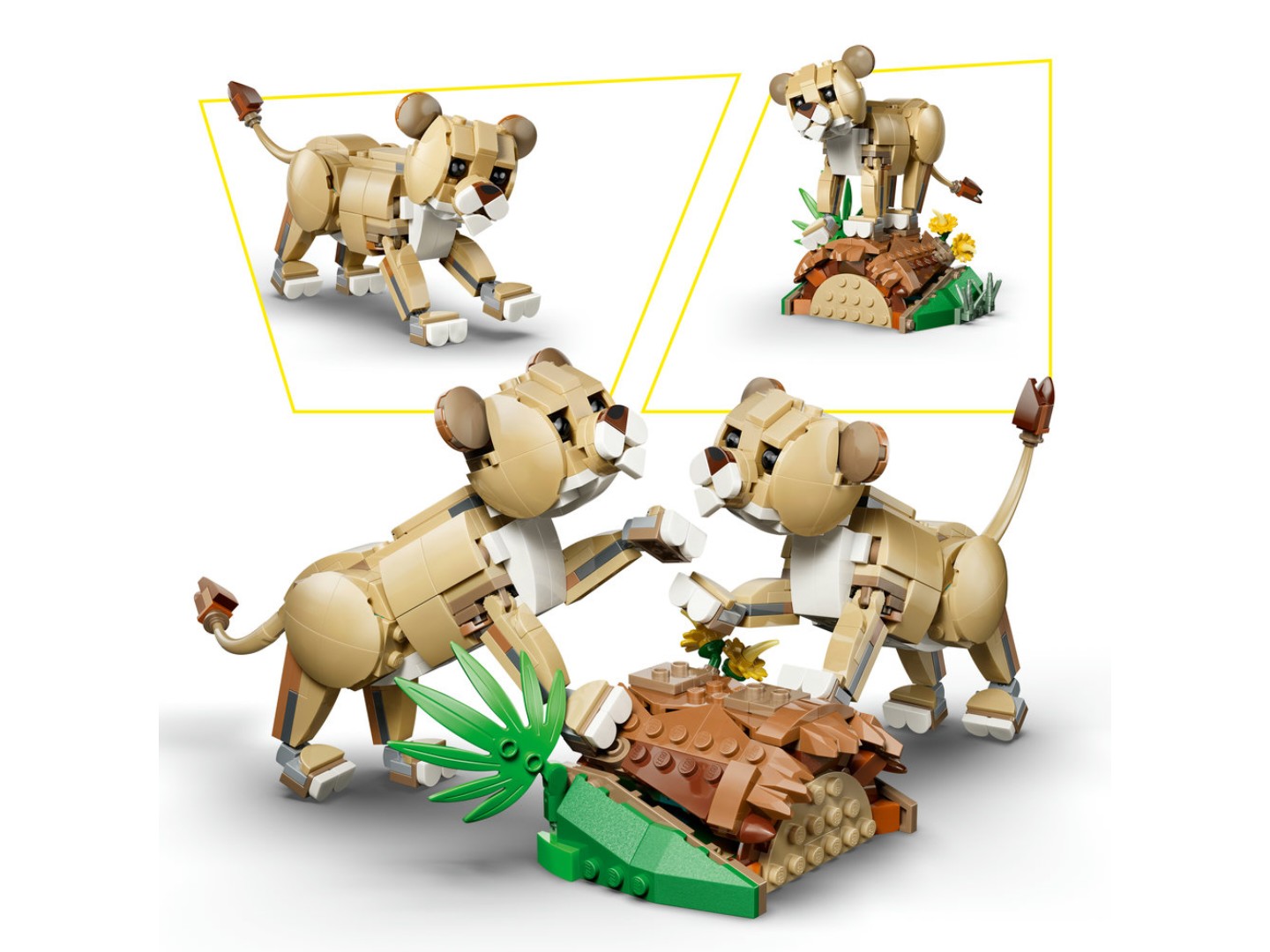 Конструктор LEGO Creator Дикі тварини: Величний лев (31386) — фото 7