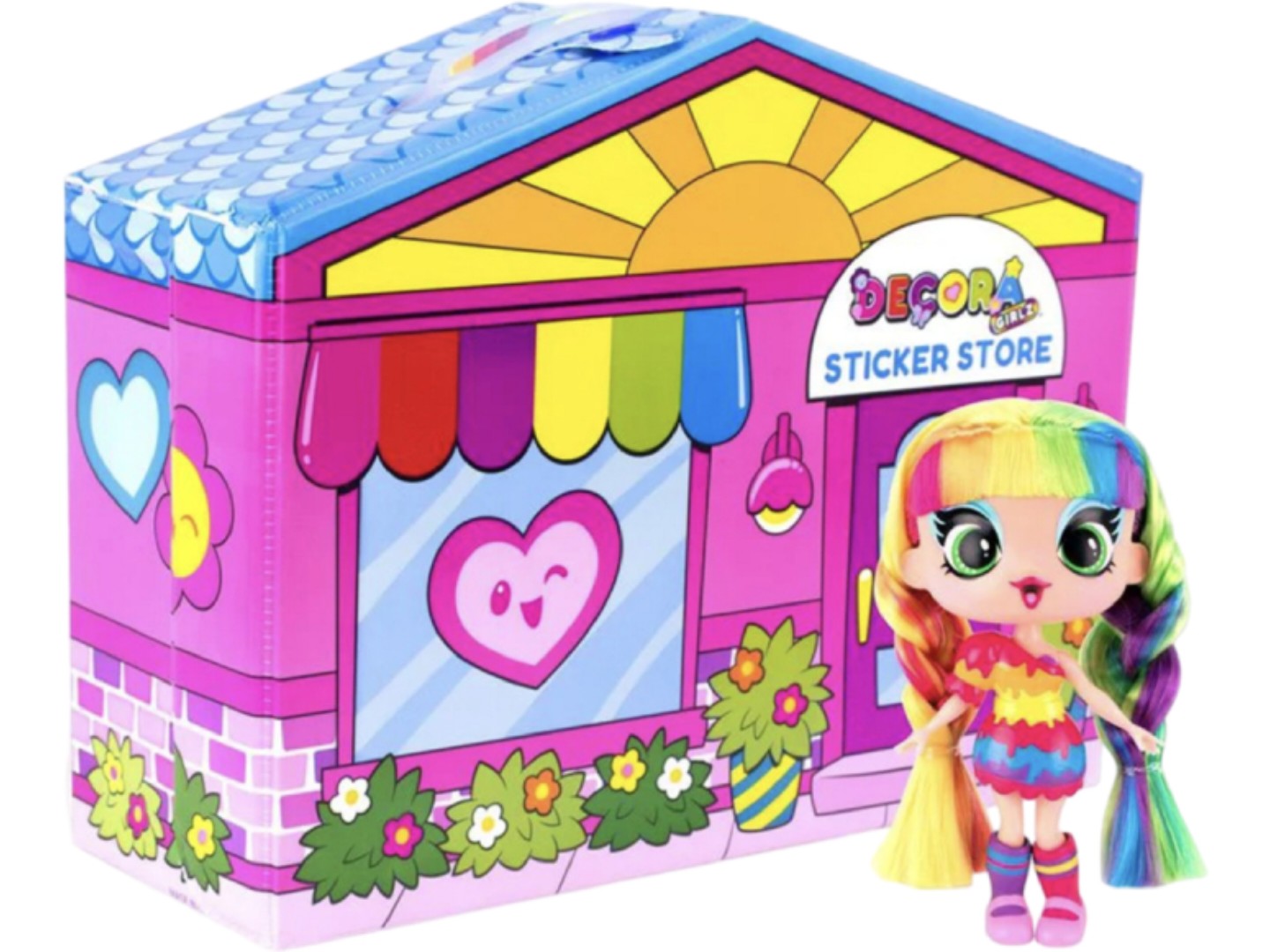 Колекційна лялька DECORA GIRLZ ДИЗАЙНЕРСЬКИЙ МАГАЗИН НАКЛІЙОК (D1009)