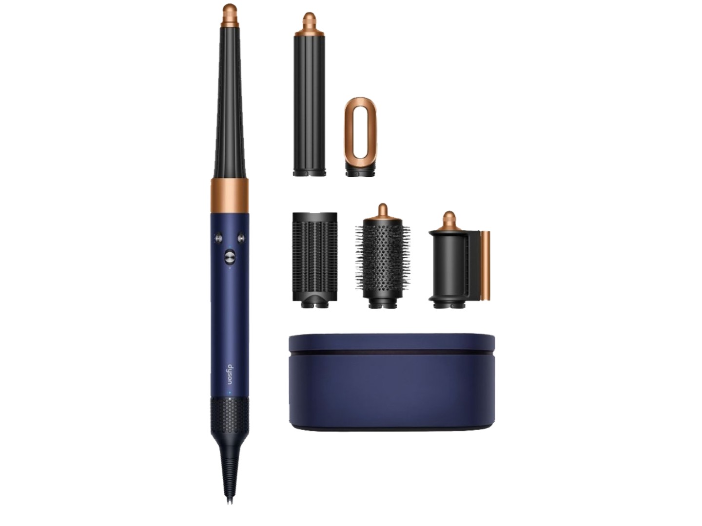Стайлер Dyson HS08 Airwrap ID Straight/Wavy Prussian blue/Rich Copper Синій/Мідь (107163-01) — фото 1