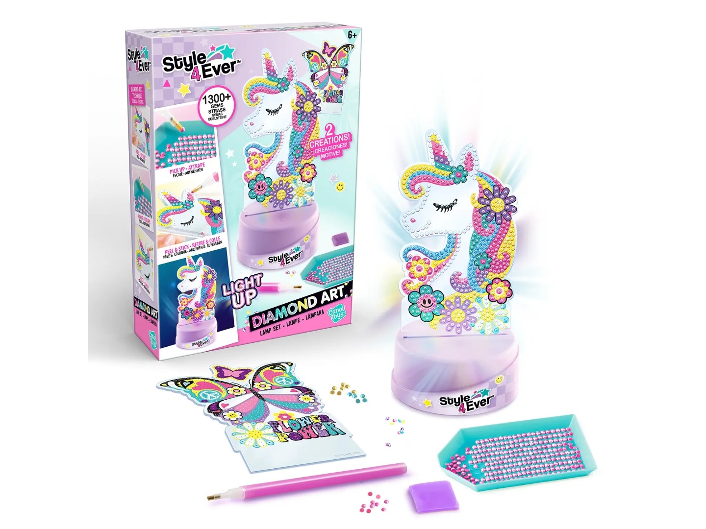 Алмазний живопис Canal Toys Style 4 Ever Diamond Art - Деко з підсвіткою (OFG299) — фото 2