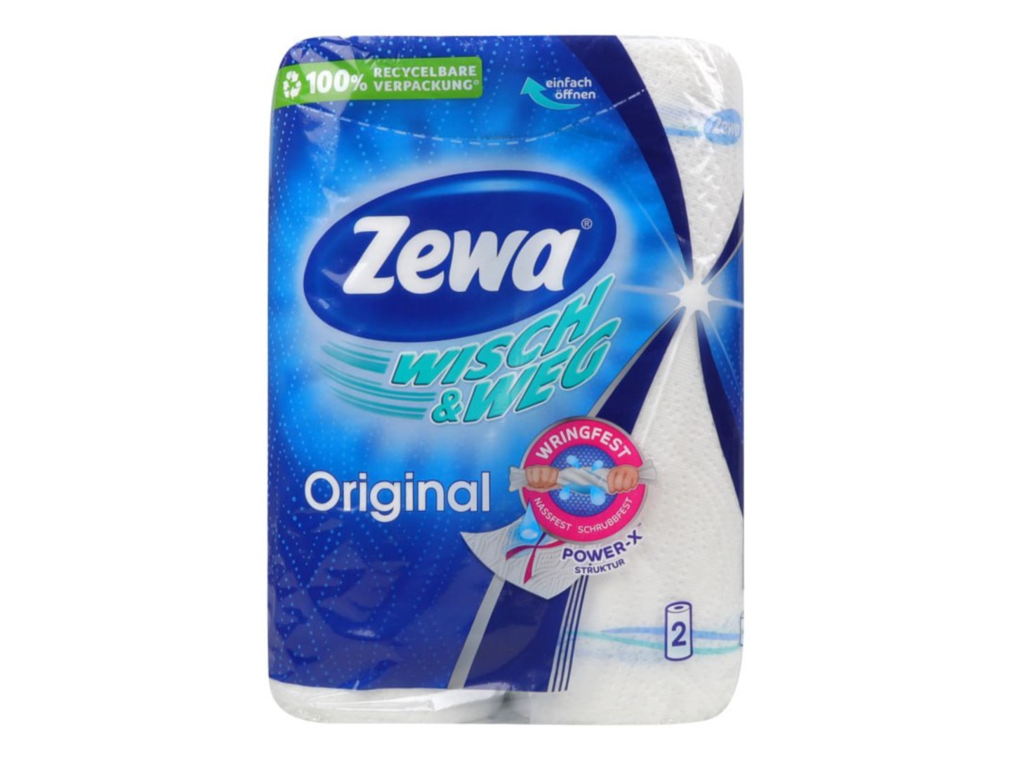 Рушники паперові Zewa Wisch&Weg Original 2 рул. (4006670363151)
