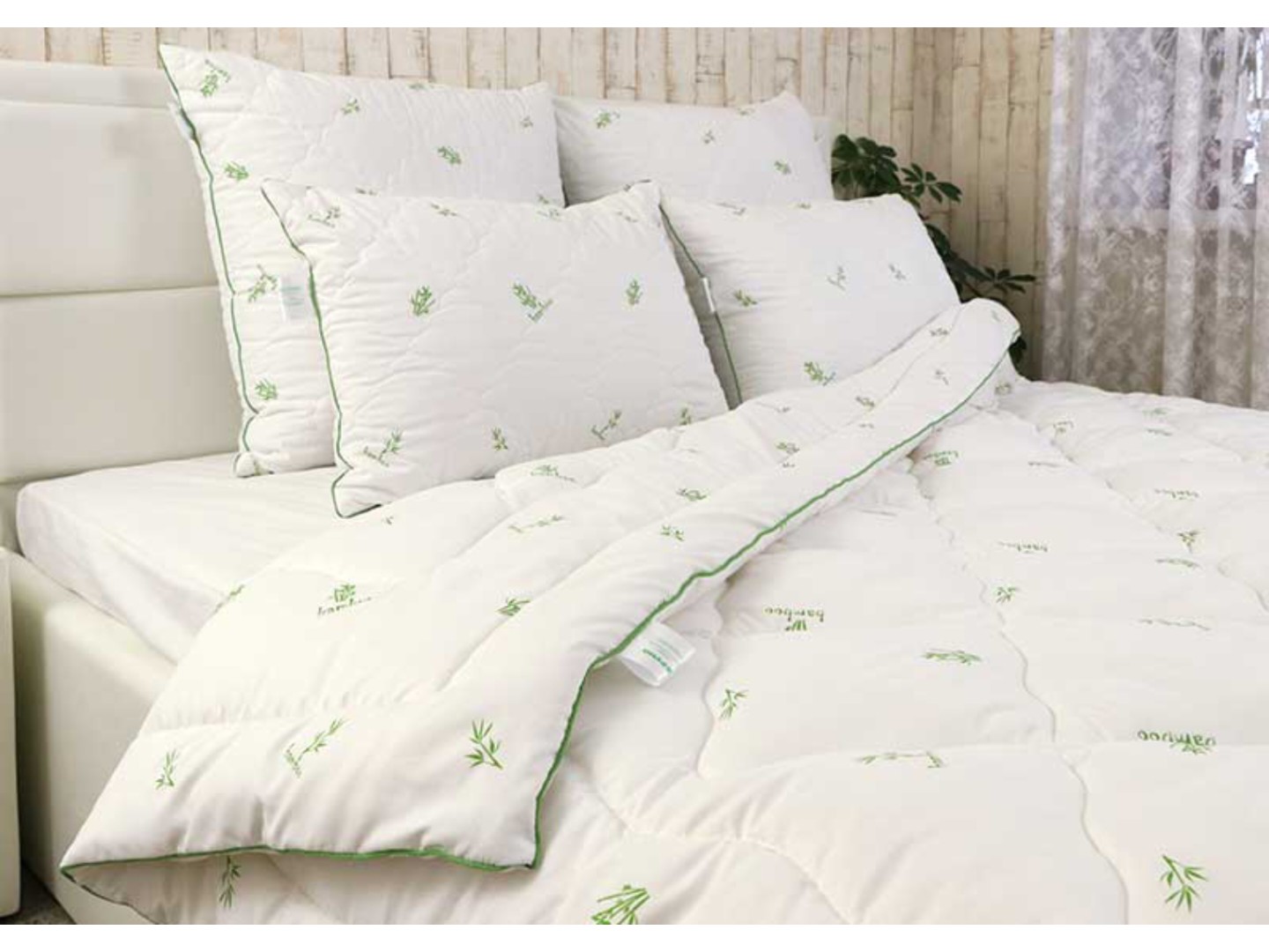 Ковдра демісезонна двоспальна євро Руно 200х220 бамбукова (322.52_Bamboo Style_demi) — фото 4