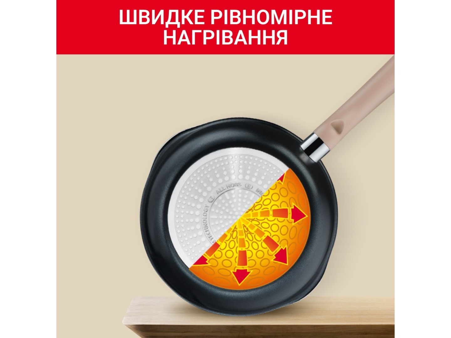 Сковорода універсальна Tefal G1668704 One Pick Pot Pan 24 см (2,6 л) с кр — фото 4
