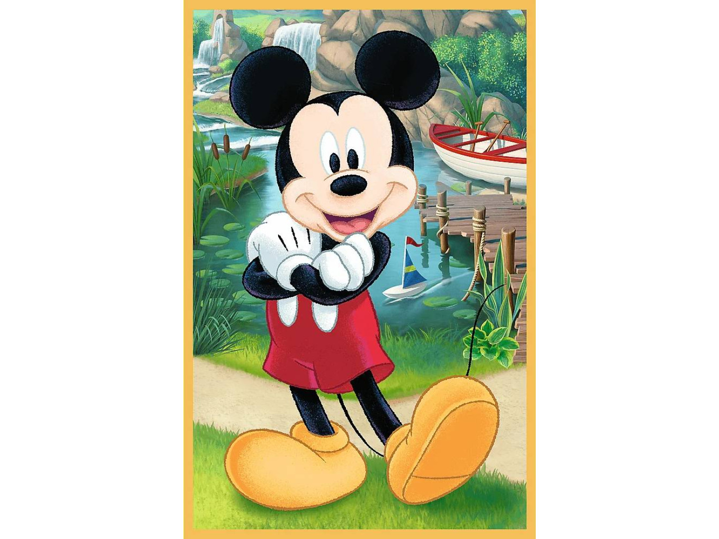 Пазли (3-4 роки) Trefl 3x50 Mickey&friends Миша на святі (5900511348811) — фото 3