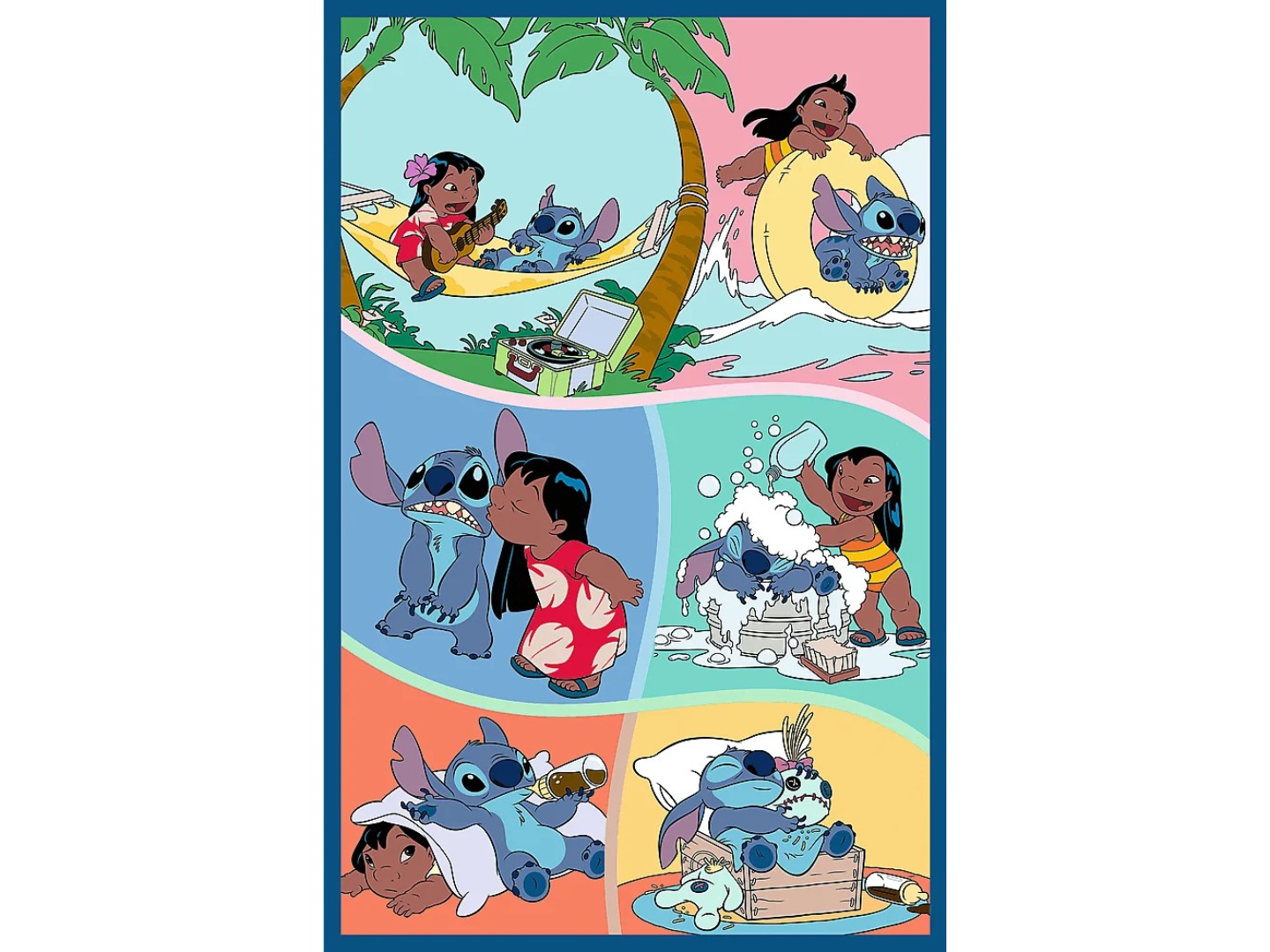 Пазли (5-7 років) Trefl 3x80 Lilo&Stitch Світ Cтіча (48859) — фото 4