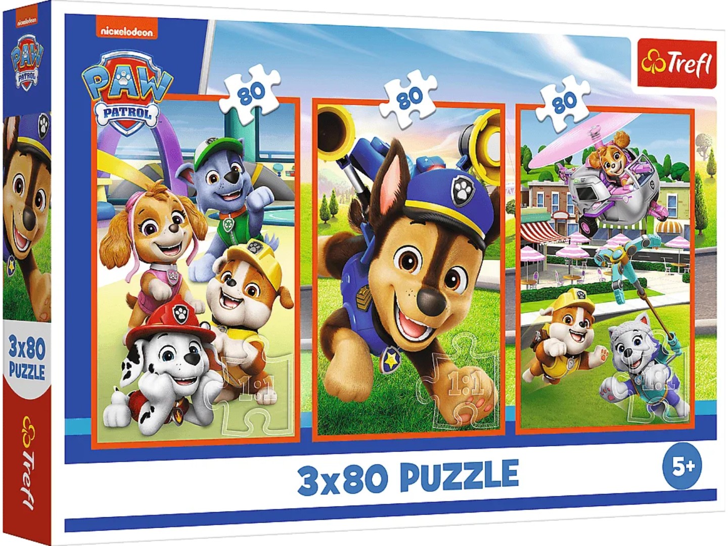 Пазли (5-7 років) Trefl 3x80 Paw patrol Собача банда (48866) — фото 1