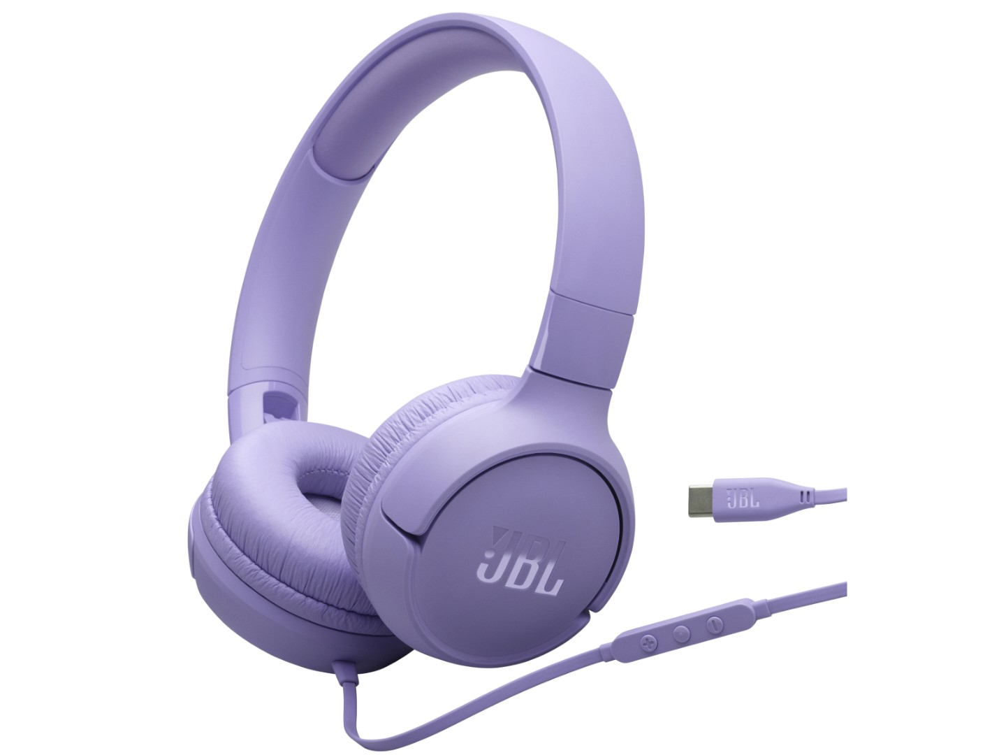 Навушники накладні дротові JBL Tune 520C USB-C Purple (JBLT520CPUR) — фото 1
