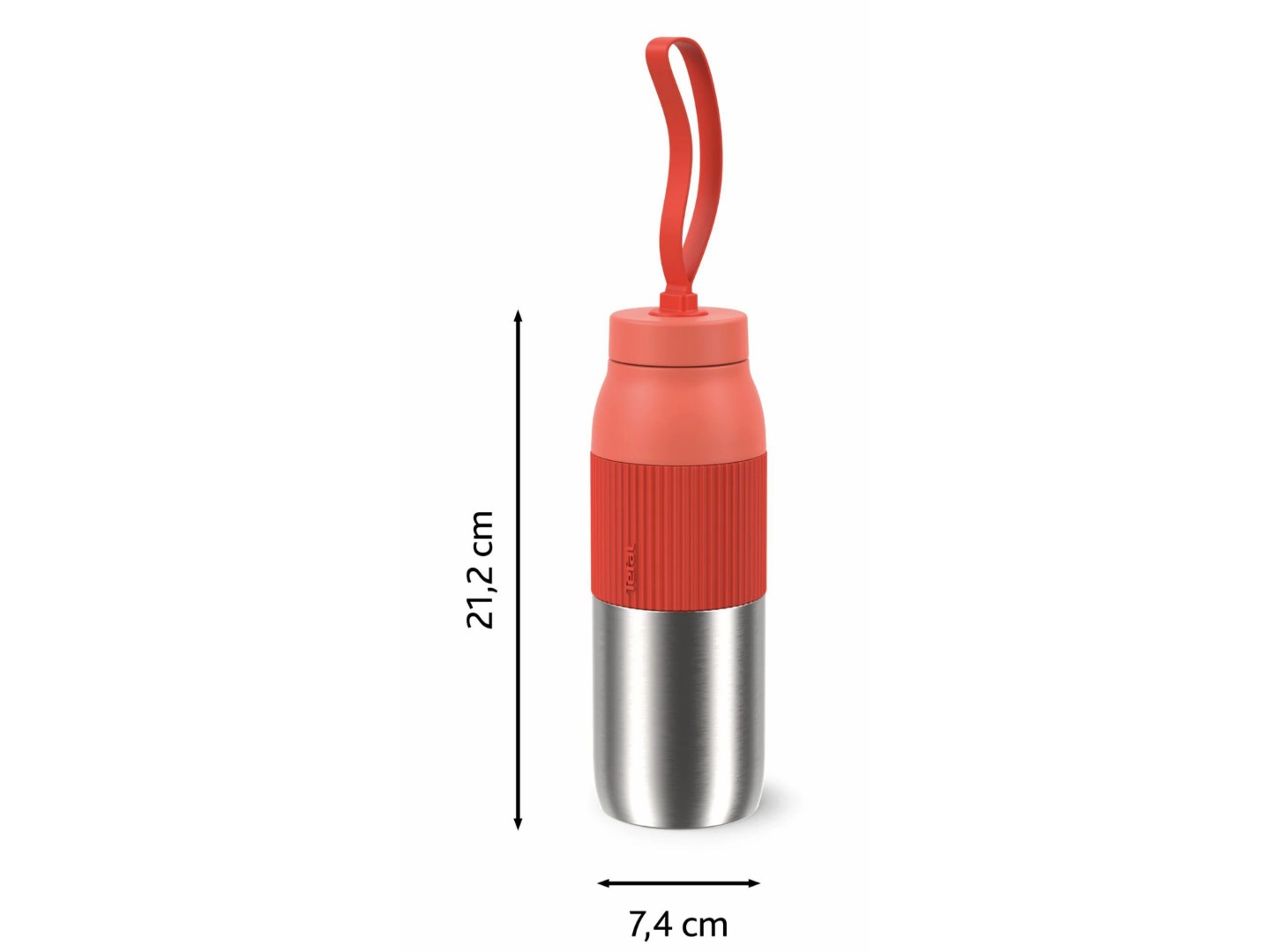 Термопляшка Tefal N2193910 BeYou Twist Screw Lid 0,5 л помаранчева — фото 21