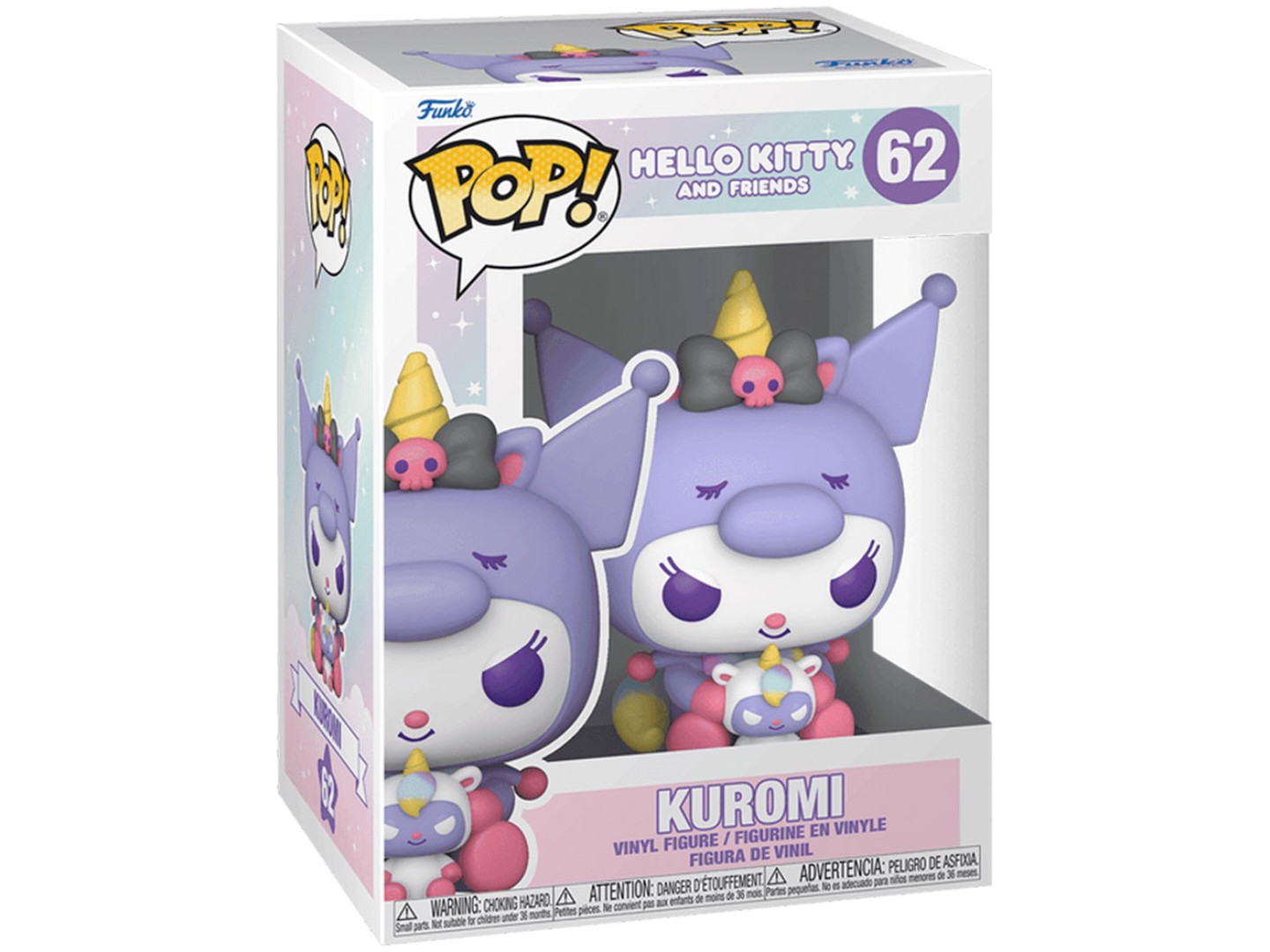 Колекційна фігурка FUNKO POP! серії Sanrio: Hello Kitty - КУРОМІ ВЕЧІРКА ЄДИНОРОГОВ (65750) — фото 2