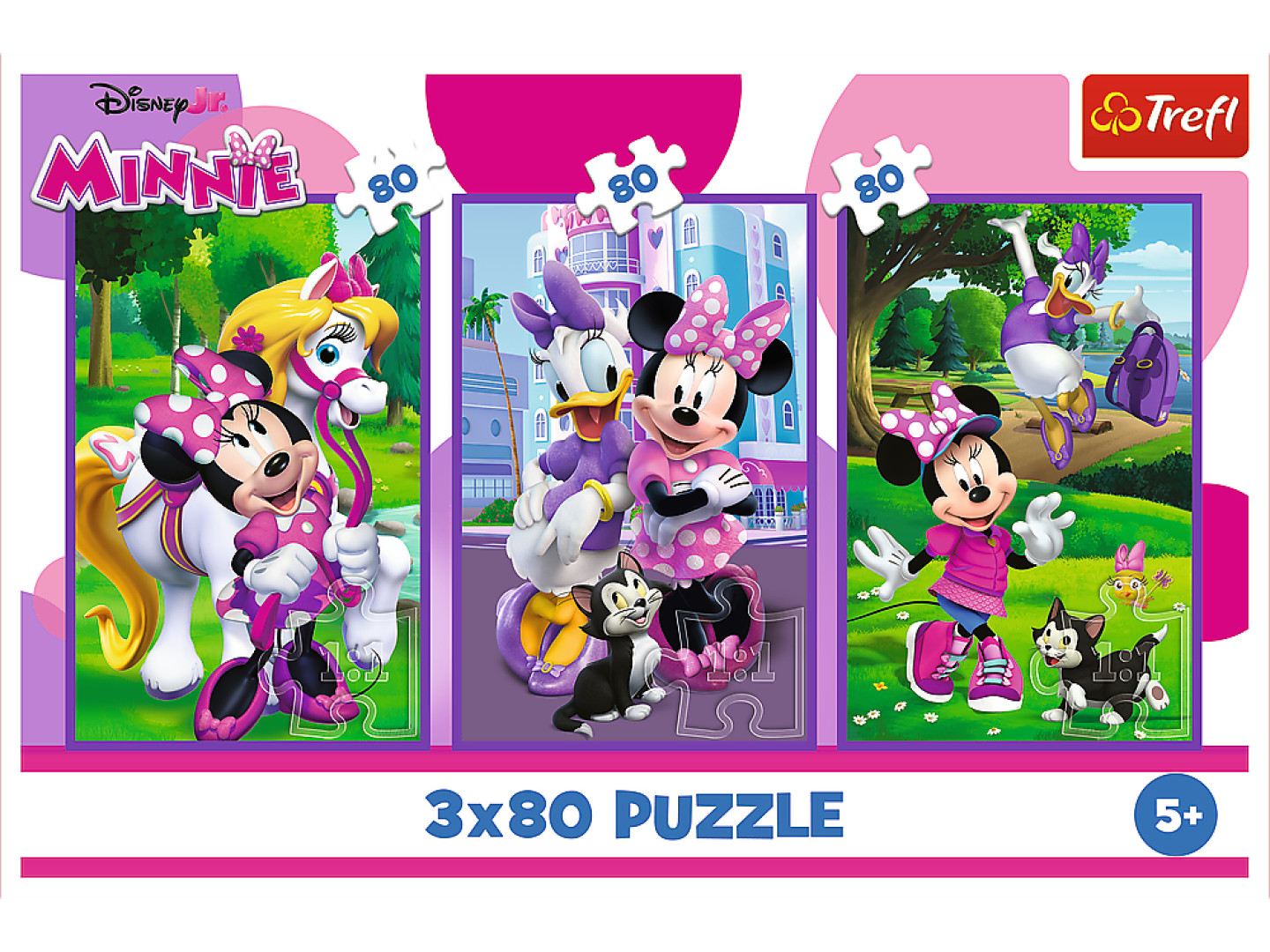 Пазли (5-7 років) Trefl Mickey&friends Мінні та друзі 3x80 ел. (5900511348897) — фото 5