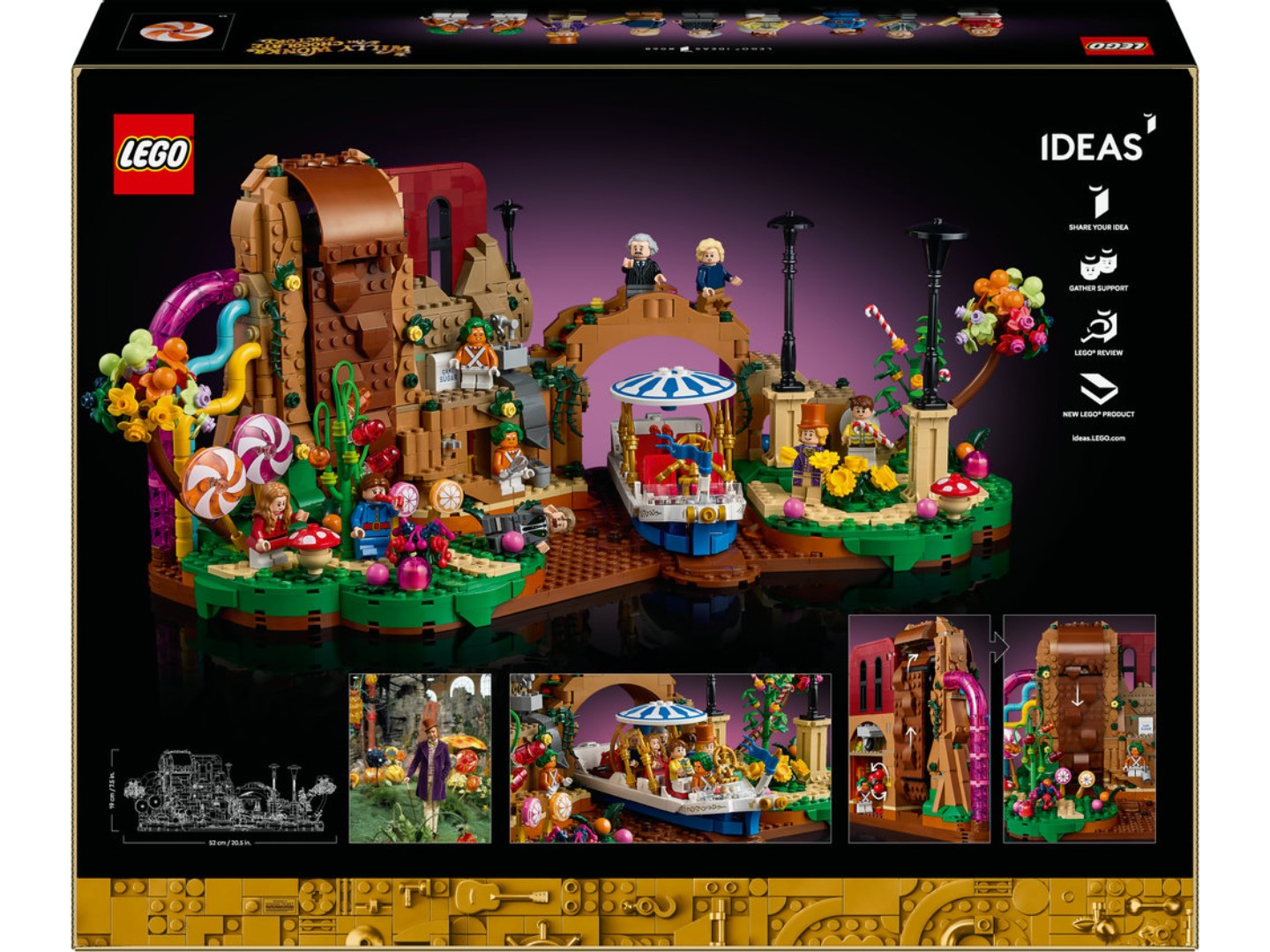 Конструктор LEGO Ideas Віллі Вонка і шоколадна фабрика (21360) — фото 2