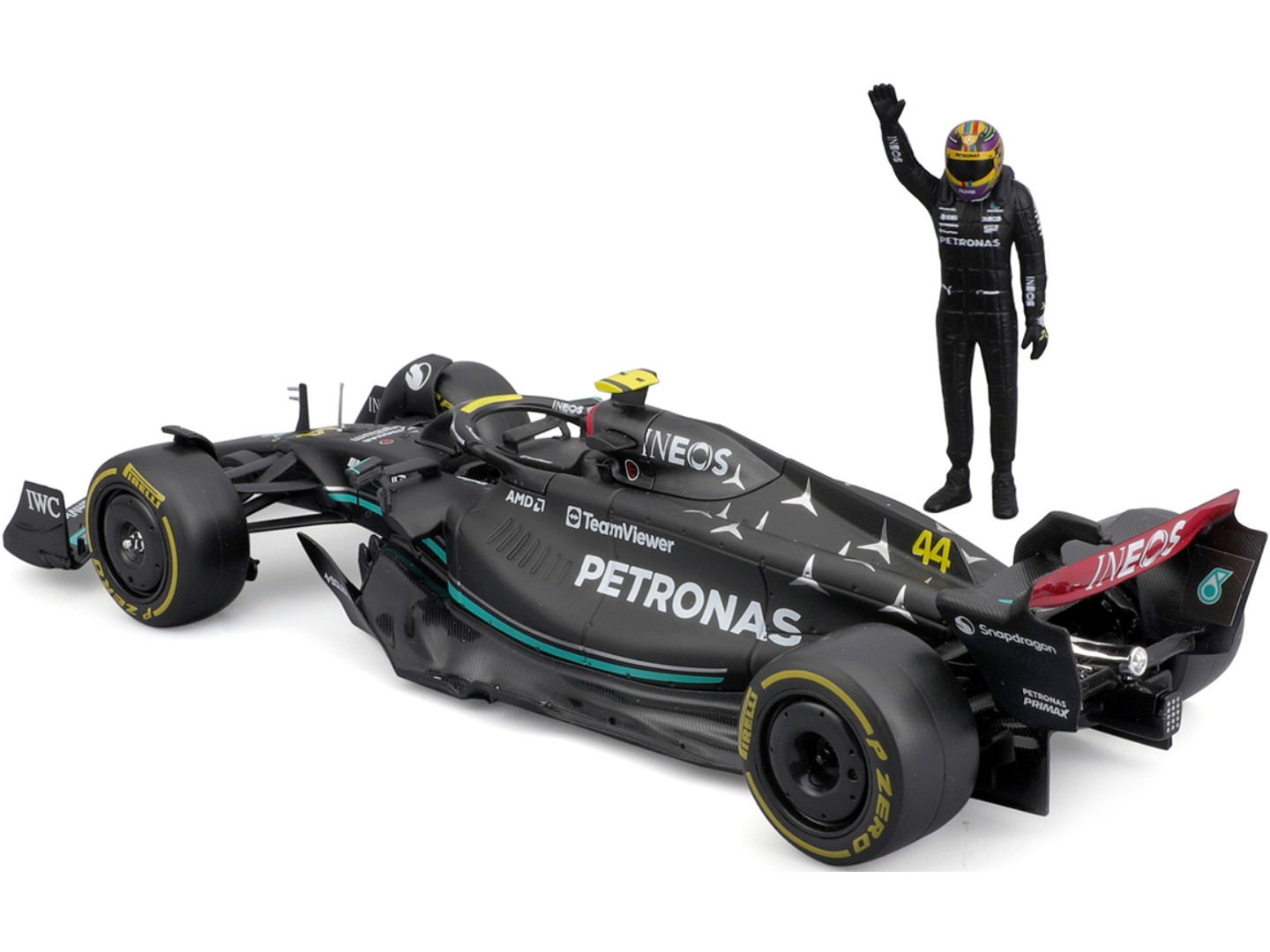 Колекційний легковий транспорт Bburago MERCEDES-AMG F1 W14 E PERFORMANCE в асортименті (18-28037) — фото 4