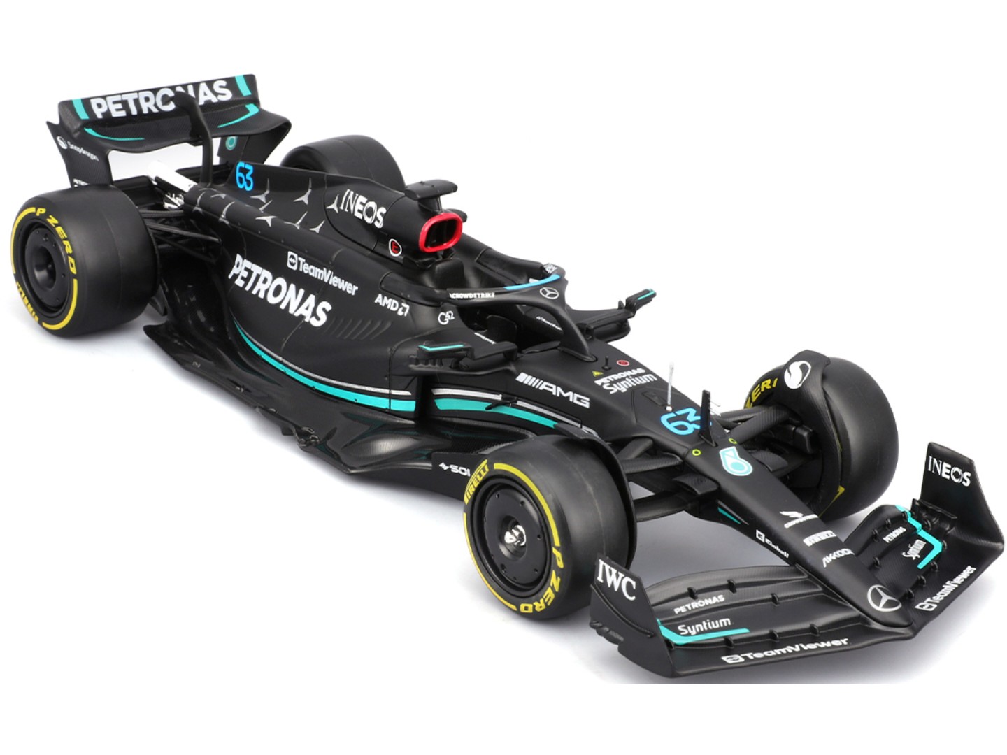 Колекційний легковий транспорт Bburago MERCEDES-AMG F1 W14 E PERFORMANCE в асортименті (18-28037) — фото 7