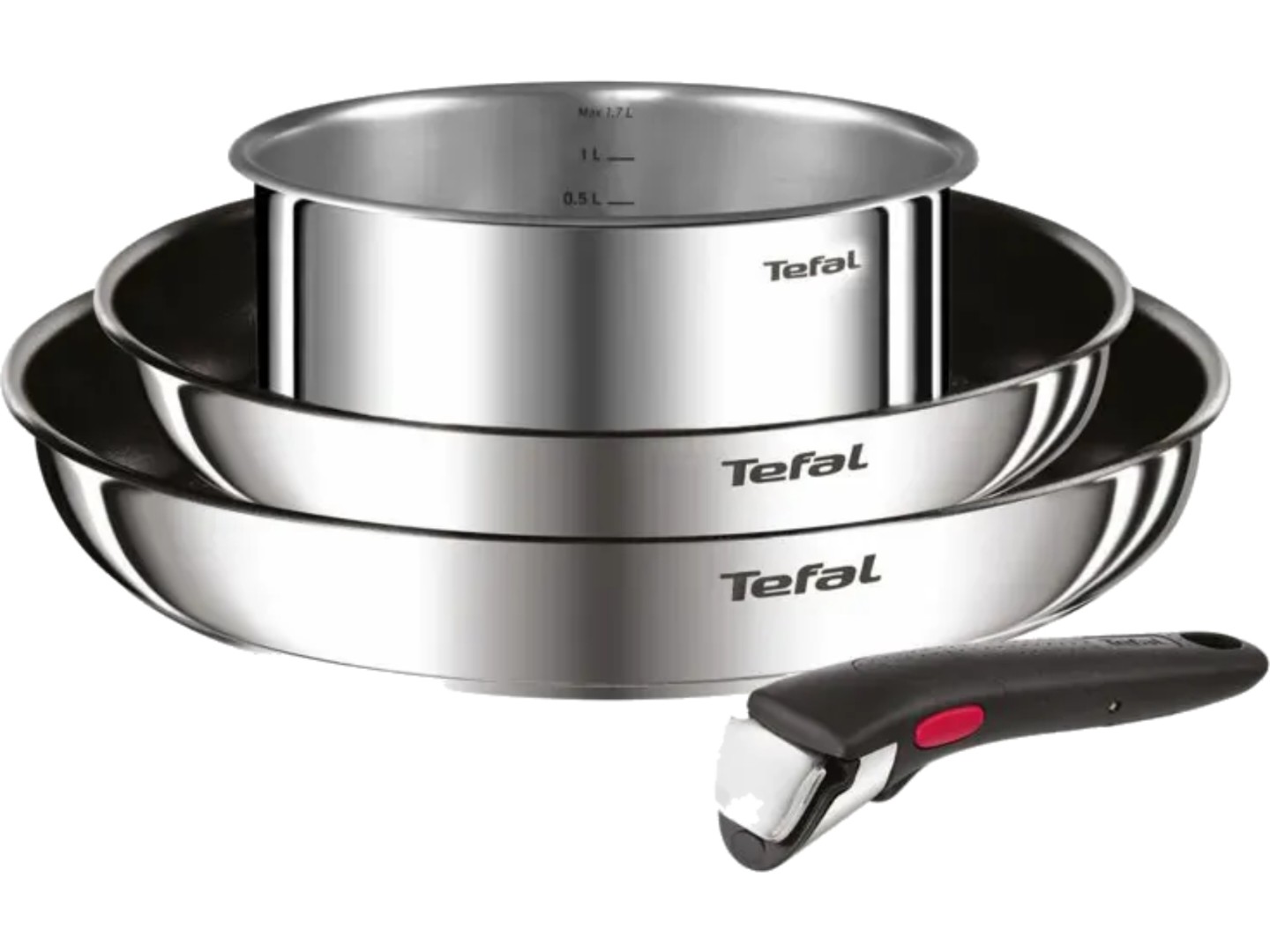 Набір посуду зі знімною ручкою Tefal L881S404 Ingenio Cook Eat 4 пр.
