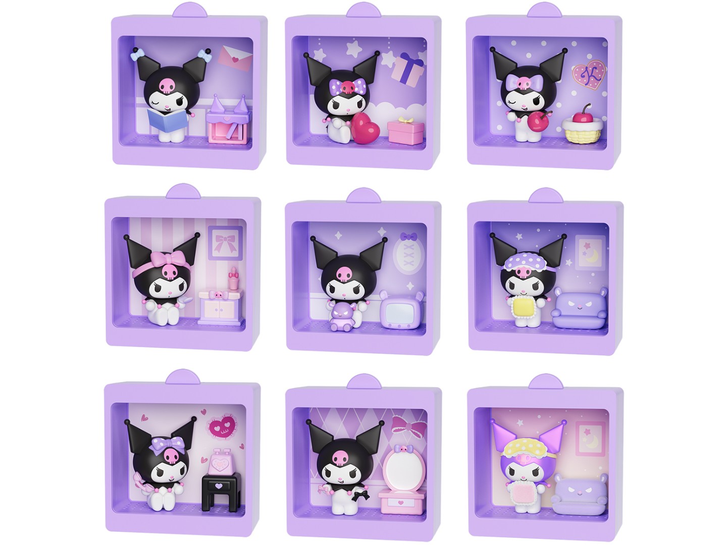 Ігрова фігурка-сюрприз Pop Top KUROMI – СВЯТКОВИЙ НАСТРІЙ світло в асортименті (25WH-001) — фото 3