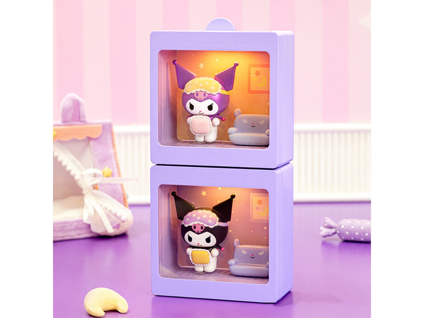 Ігрова фігурка-сюрприз Pop Top KUROMI – СВЯТКОВИЙ НАСТРІЙ світло в асортименті (25WH-001) — фото 6