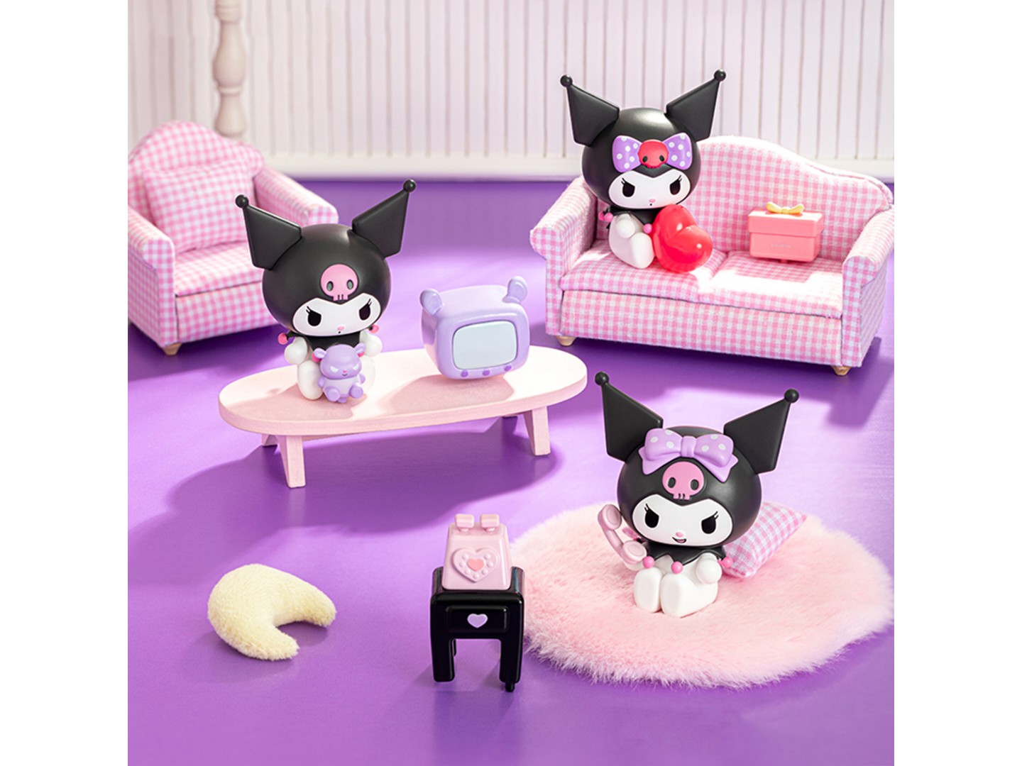 Ігрова фігурка-сюрприз Pop Top KUROMI – СВЯТКОВИЙ НАСТРІЙ світло в асортименті (25WH-001) — фото 8