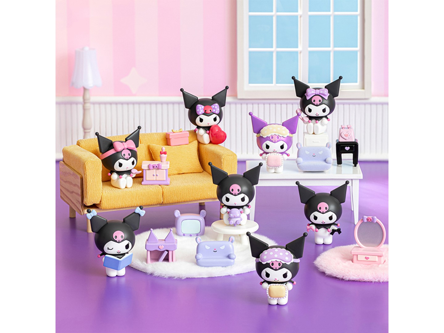 Ігрова фігурка-сюрприз Pop Top KUROMI – СВЯТКОВИЙ НАСТРІЙ світло в асортименті (25WH-001) — фото 9