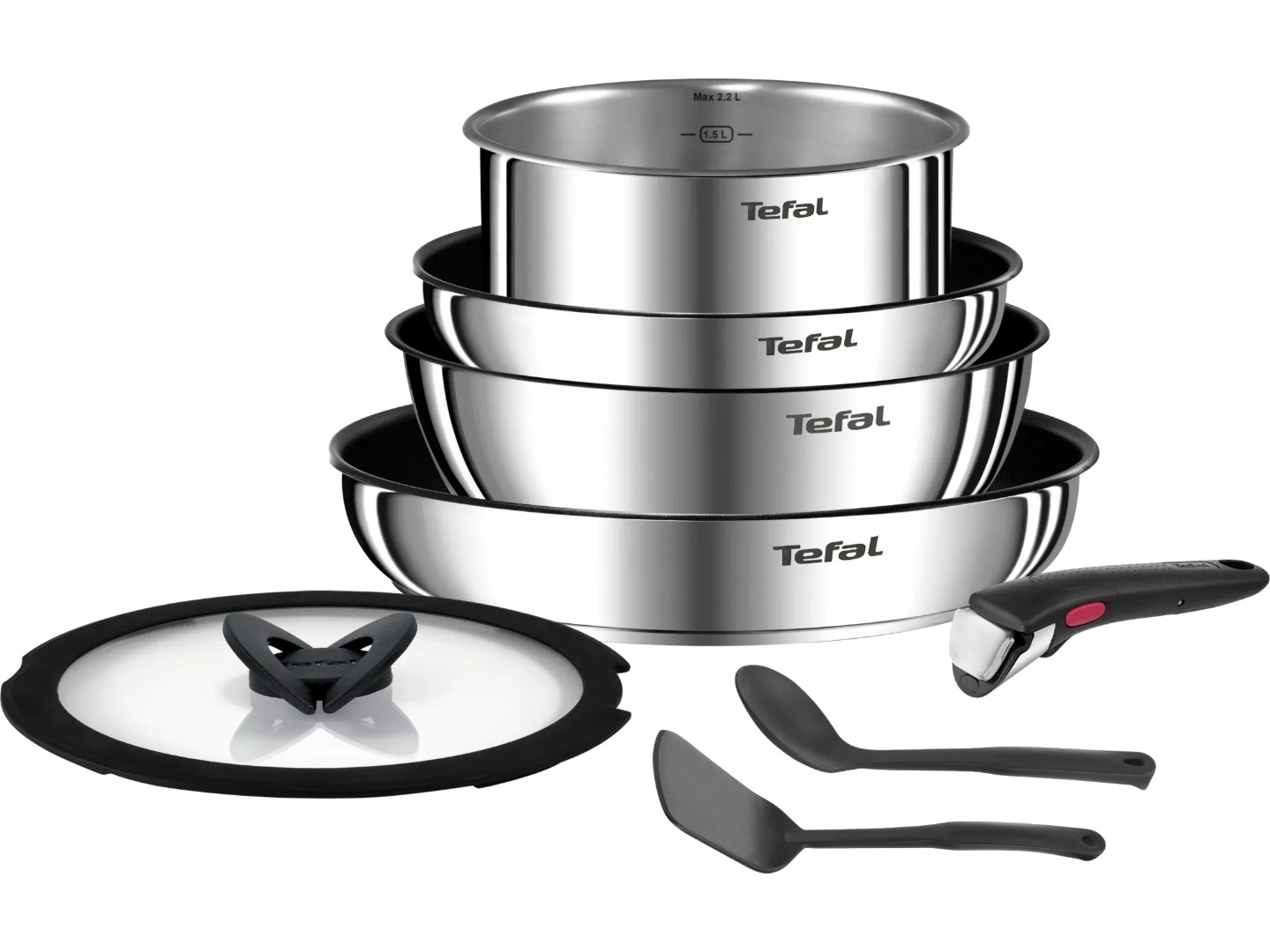 Набір посуду зі знімною ручкою Tefal L8979804 Ingenio Emotion 8 пр