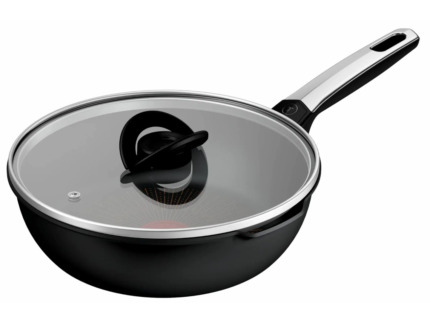 Сковорода універсальна Tefal G3388402 Excellence Fusion 24 см, з кришкою — фото 1