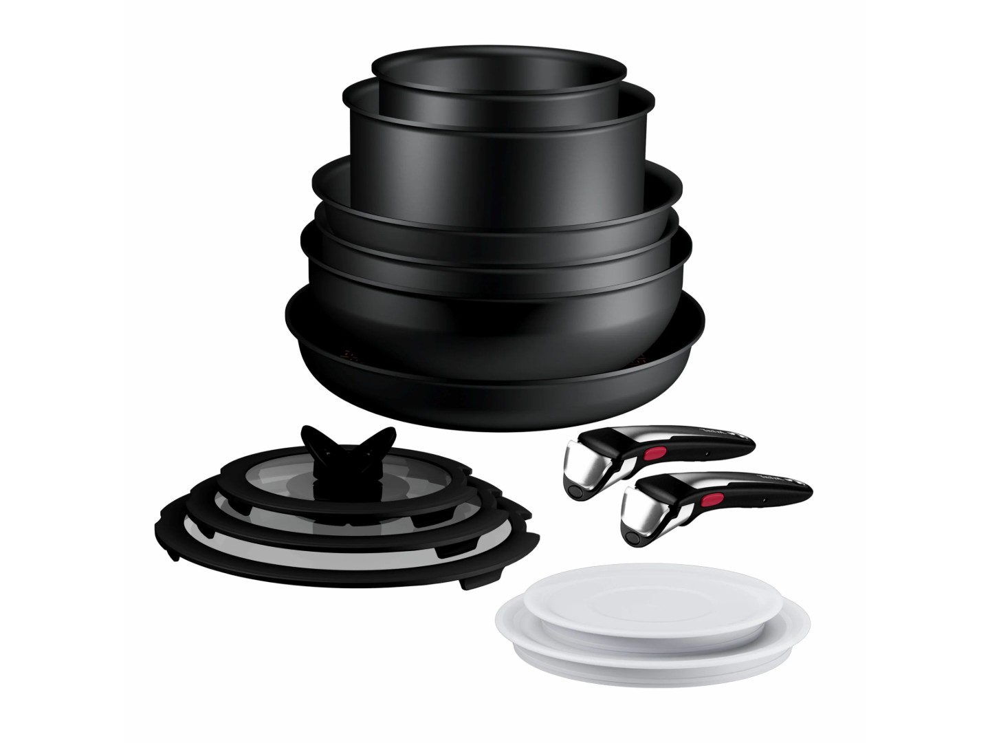 Набір посуду зі знімною ручкою Tefal P0009753 Ingenio Exсellence+ 13 пр — фото 1